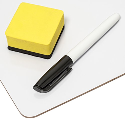 Blue Summit Supplies 30 Pack Dry Erase Lapboard Classroom Set, Includes 30 Whiteboards 9 x 12 Inch, 30 Markers, 30 Erasers, Ideal for Teachers, Students, Sunday School, Group Participation from Blue Summit Supplies