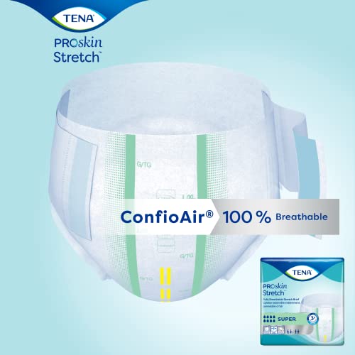TENA Stretch Super Adult Incontinence Brief 3X-Large Heavy Absorbency Bariatric, 61391, Super, 32 Ct by SCA