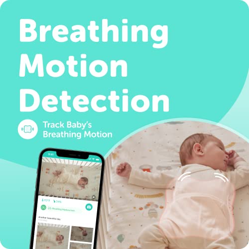 Cubo Ai Sleep Safety Bundle - Includes 1080p HD Night Vision Cubo Ai Plus Smart Baby Monitor with 3-Stand Set & Sleep Sensor Pad | Proactive AI Safety Alerts, Sleep Analytics & Micro Motion Detection by Yun Yun AI Baby Camera Co., Ltd