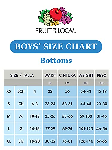 Fruit of the Loom Tag Free Cotton Boxer Briefs, Boy - 10 Pack - Traditional Fly Stripes, Small by Fruit of the Loom