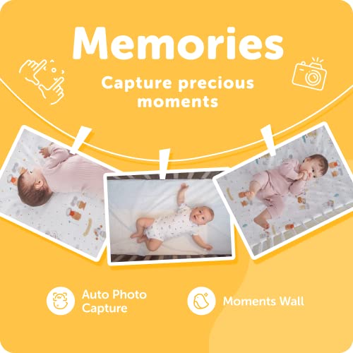 Cubo Ai Sleep Safety Bundle - Includes 1080p HD Night Vision Cubo Ai Plus Smart Baby Monitor with 3-Stand Set & Sleep Sensor Pad | Proactive AI Safety Alerts, Sleep Analytics & Micro Motion Detection by Yun Yun AI Baby Camera Co., Ltd