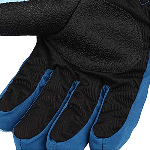 GDDXLM 2022 Kids Winter Ski Gloves for Boys Girls Winter Waterproof Thickening Warm Cold-Proof Outdoor Skating Skiing Gloves Holiday Outdoor Walking Essential Clothing Matching by GDDXLM