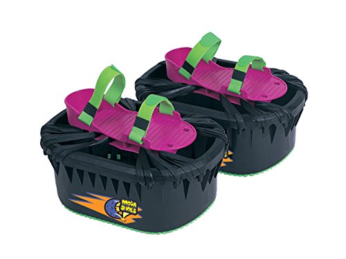 Big Time Toys Moon Shoes Bouncy Shoes, Mini Trampolines For your Feet, One Size, Black, New and improved, Bounce your way to fun, Very durable, No tool assembly, Athletic development, up to 160 lbs from Bog Time Toys