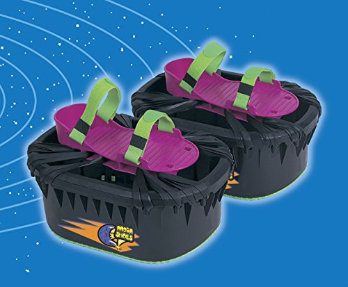 Big Time Toys Moon Shoes Bouncy Shoes, Mini Trampolines For your Feet, One Size, Black, New and improved, Bounce your way to fun, Very durable, No tool assembly, Athletic development, up to 160 lbs from Bog Time Toys