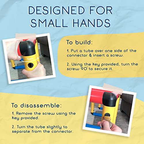 Funphix Climbing Gyms- STEM Learning Colorful Buildable Indoor Outdoor Play Structure for Kids by FUNPHIX