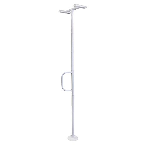 Able Life Universal Floor to Ceiling Grab Bar, Elderly Tension Mounted Floor to Ceiling Transfer Pole, Bathroom Safety Assist Grab Bar and Stability Rail with Support Handle from Able Life