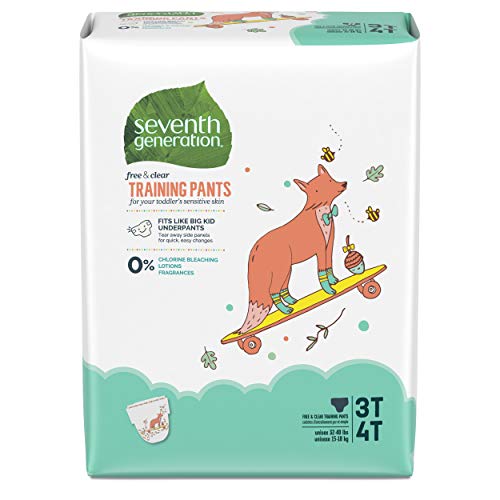 Seventh Generation Baby & Toddler Training Pants, Large Size 3T-4T, 88 count1 from Seventh Generation