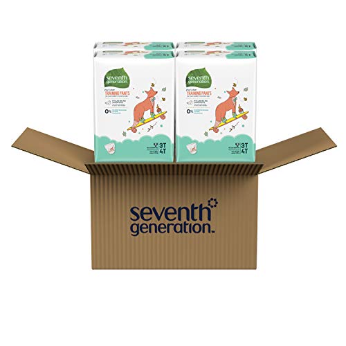 Seventh Generation Baby & Toddler Training Pants, Large Size 3T-4T, 88 count1 from Seventh Generation