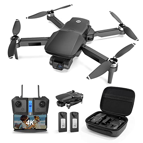 Holy Stone GPS Drone for Adults with Rock Steady 2.5K Camera 2-axis Gimbal,HS360 FPV Quadcopter for Beginners,Brushless Motor,46Mins Flight Time,Long Range,5GHz Wifi Video,Follow Me,Auto Return Home by Holy Stone