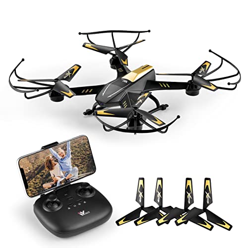 Drones for Adults/Kids/Beginners- ATTOP Larger 1080P FPV Drone with Camera One Key Start/Hover/Land Kids Drone Remote/APP/Voice/Gesture Control 24 Min Flight Low Battery Warn Safe Design Gift Ideas from Guangdong Attop Technology Co Ltd