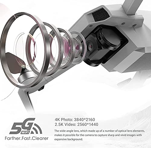 Contixo Pocket Drones F31, with Camera for Adults, 4K Gimbal Camera Drone, Lightweight, 25 Minutes Flight Time, Follow Me, Brushless Motors, 5GHz FPV Transmission, GPS Auto Return Home from Contixo