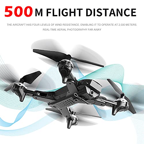 LOZENGE HJ38 GPS Drone Follow Me WiFi Quadcopter Helicopter 1080P Camera Drone RC Drone with Camera FPV 120Â° Wide-angle Camera + V-Sign + Gesture Video/Photography (2 Battery&1080P WiFi Camera, Red) from Lozenge