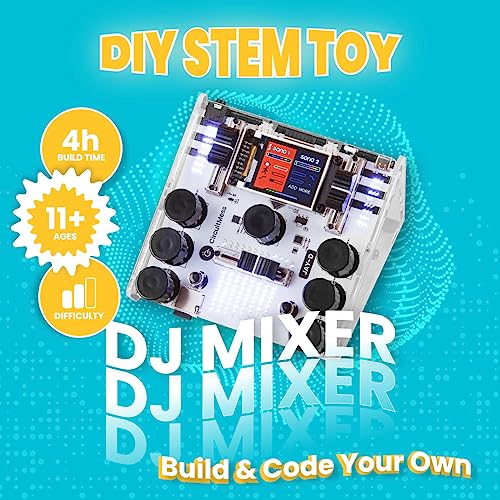 CircuitMess Jay-D - DJ Mixtable Kit | Learn Electronics and Coding | STEM Projects for Kids Ages 11+|STEM Building Toy | Music Education Kit| Learn Audio Engineering and Sound Production| Science kit from CircuitMess