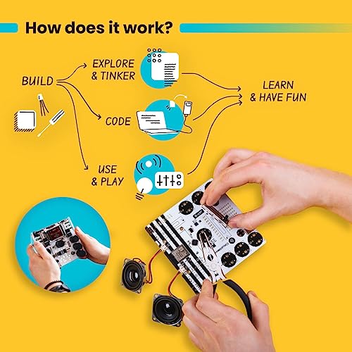 CircuitMess Jay-D - DJ Mixtable Kit | Learn Electronics and Coding | STEM Projects for Kids Ages 11+|STEM Building Toy | Music Education Kit| Learn Audio Engineering and Sound Production| Science kit from CircuitMess