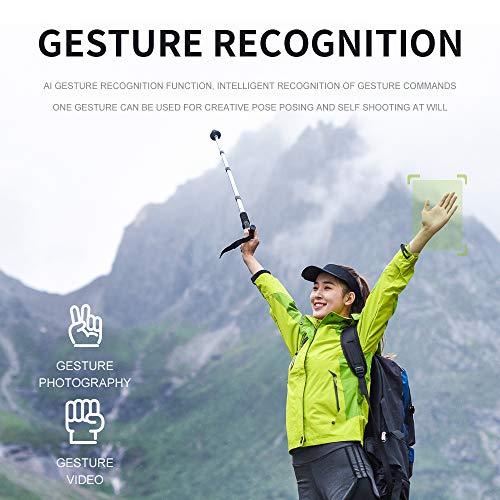 LOZENGE HJ38 GPS Drone Follow Me WiFi Quadcopter Helicopter 1080P Camera Drone RC Drone with Camera FPV 120Â° Wide-angle Camera + V-Sign + Gesture Video/Photography (2 Battery&1080P WiFi Camera, Red) from Lozenge