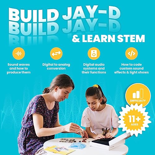 CircuitMess Jay-D - DJ Mixtable Kit | Learn Electronics and Coding | STEM Projects for Kids Ages 11+|STEM Building Toy | Music Education Kit| Learn Audio Engineering and Sound Production| Science kit from CircuitMess