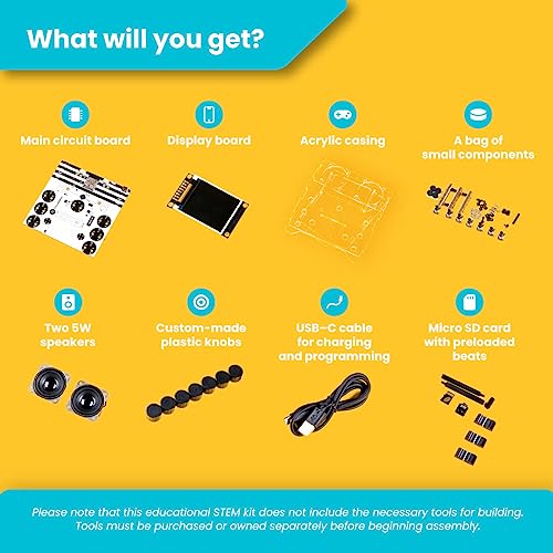 CircuitMess Jay-D - DJ Mixtable Kit | Learn Electronics and Coding | STEM Projects for Kids Ages 11+|STEM Building Toy | Music Education Kit| Learn Audio Engineering and Sound Production| Science kit from CircuitMess