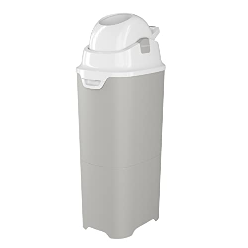Foundations Premium Tall Diaper Pail with Airtight Lid, Diaper Disposal for Childcare Centers and Home Use (Gray) from Foundations