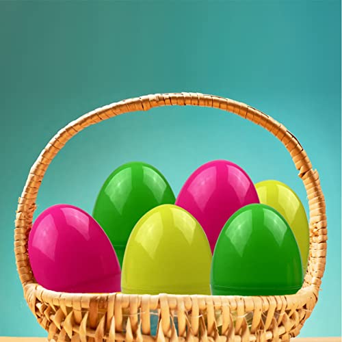 Jofan 6 Pack Prefilled Jumbo Plastic Easter Eggs with Light Up Dinosaur Bath Toys Inside for Kids Boys Girls Toddlers Easter Basket Stuffers Gifts Party Favors from Jofan
