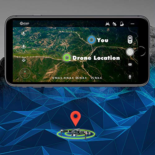 Contixo F35 GPS Drone with 4K UHD Camera 2-Axis Self stabilizing Gimbal 5G WiFi FPV RC Quadcopter Brushless Drone for Adults, Bonus 64GB SD Card Carrying Case by Contixo