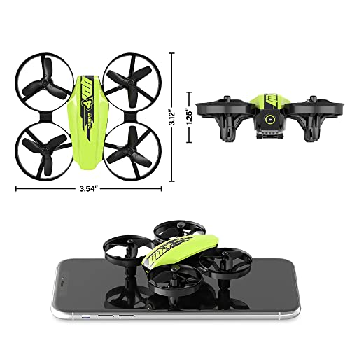 UDI U46 Mini Drone for Kids 2.4Ghz RC Drones with Auto Hovering Headless Mode Nano Quadcopter, Red by Udirc