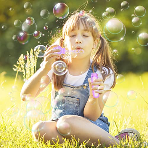 Winrayk 24Pcs Frozen Bubble Wands for Kids Bubbles Party Favors Mini Bubbles Bulk Valentines Day Easter Prize Goodie Bag Stuffers Frozen Birthday Party Supplies Frozen Party Favors (with 24 Gift Card) by Winrayk