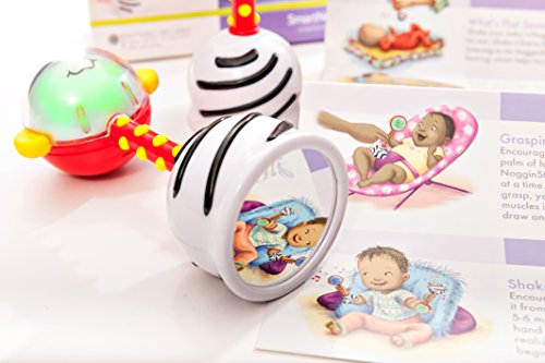 SmartNoggin NogginStik Developmental Light-Up Rattle - Encourage Developmental Milestones from Infant - 12 months from SmartNoggin