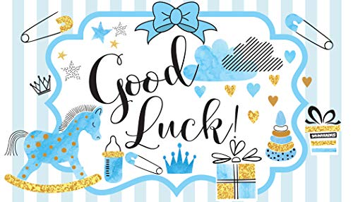 Diaper Raffle Tickets - It's A Boy - Set of 50 Double-Sided Raffle Cards - Blank Baby Shower Stationery - Fun and Colorful Baby Shower Supplies for Under $15! from Lone Star Art