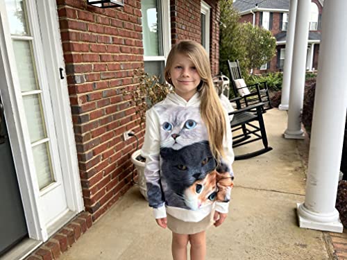 SAYM Big Girls Galaxy Fleece Pockets Sweatshirts Jacket Pullover Hoodies NO21 M from 