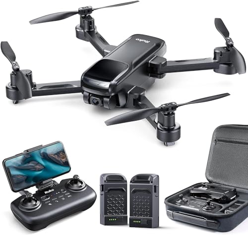Ruko Drones with Camera for Adults 4k, 40 Mins Flight Time, Foldable FPV GPS Drones for Beginners with Live Video, Follow Me, Auto Return Home, Encircling Flight(2 Batteries and Carrying Case) from Ruko
