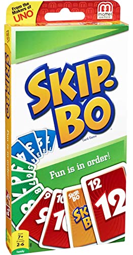 SKIP BO Card Game from Mattel