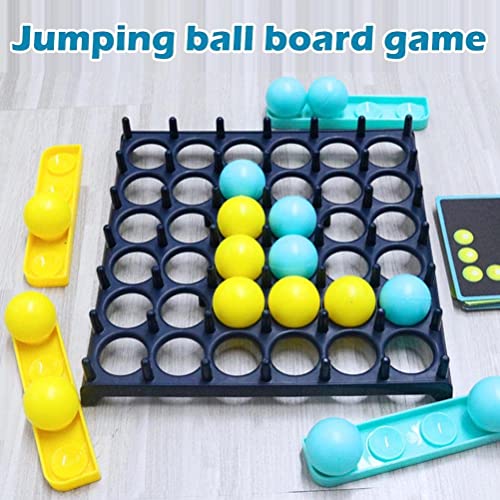 Bounce Ball Game Family Party Games, Jumping Connect Ball Board Games Table Game Toys Desktop Activate Bouncing Ball Game for Adults and Kids by QMICI