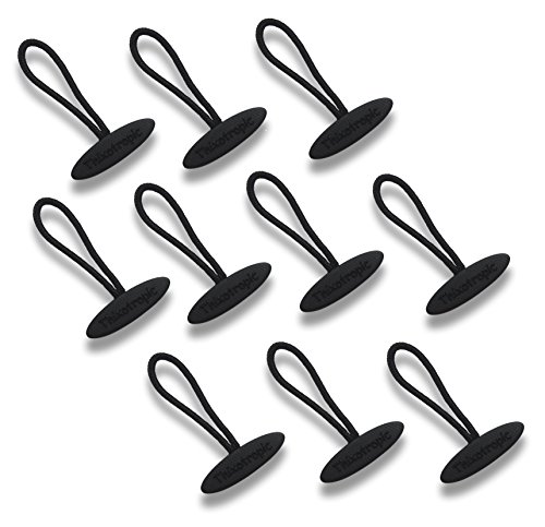 Zipper Pull Tabs for Arthritis | Weak Grip Dressing Aid for The Disabled | Cold Weather Sport Gear (10 Pack) from CKW Ventures LLC