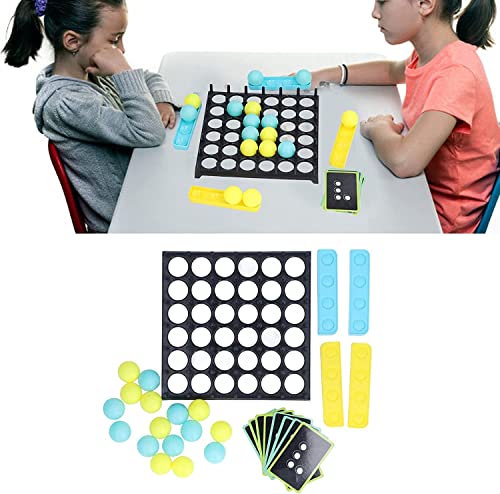 Bounce Ball Game Family Party Games, Jumping Connect Ball Board Games Table Game Toys Desktop Activate Bouncing Ball Game for Adults and Kids by QMICI