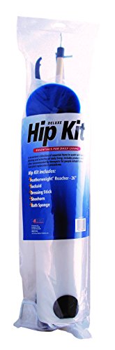 RMS Hip Kit - Premium 5-Piece Hip Knee Replacement Kit - Ideal for Recovering from Hip Replacement, Knee or Back Surgery, Mobility Tool for Moving and Dressing (26 Inch Reacher) by RMS