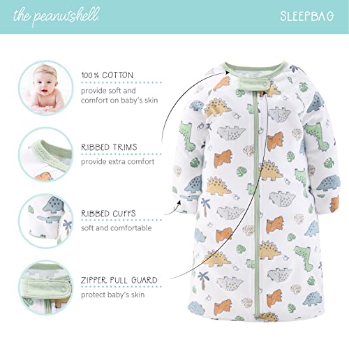 The Peanutshell Newborn Clothes & Accessories Set for Baby Boys - 23 Piece Layette Gift Set - Fits Newborn to 3 Months - Dinosaur by Farallon Brands