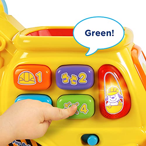 VTech Pop-a-Balls Push & Pop Bulldozer,Yellow by V Tech