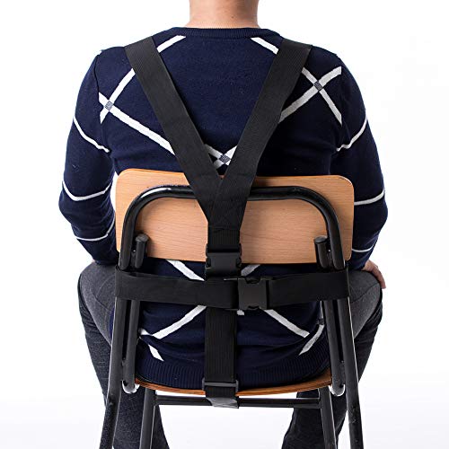 Wheelchair Seat Belt, Adult Wheelchair Harness Restraint, Safety Belt for Elderly, Adjustable Wheelchair Safety Harness, Heavy Duty Medical Restraints Chest Harness, Patients Non-Slip Wheelchair Strap by ZhuoLang