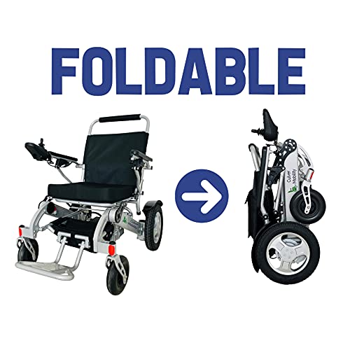Culver Best Rated Exclusive Dual â500Wâ Motors Deluxe Electric Wheelchair for Adults. All Terrain Heavy Duty Lightweight Foldable Dual Battery Travel Power Wheelchairs (Free Wheelchair RAMP Gift). from JBH