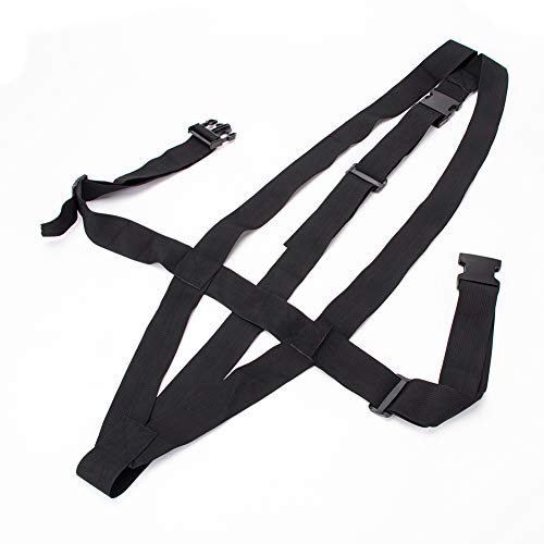 Wheelchair Seat Belt, Adult Wheelchair Harness Restraint, Safety Belt for Elderly, Adjustable Wheelchair Safety Harness, Heavy Duty Medical Restraints Chest Harness, Patients Non-Slip Wheelchair Strap by ZhuoLang