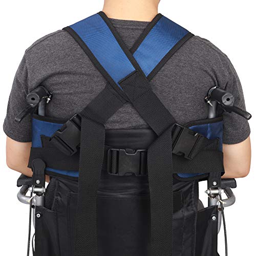 Wheelchair Seat Belt,Wheelchair Harness Adult,Wheelchair Belts to Prevent Sliding,Wheelchair Restraints for Elderly Patient Disabled,FUSHIDA Constraint Jacket,Chest Posey Vest Restraint Belt by Fushida
