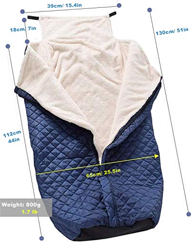 Gitzer Lightweight Wheelchair Blanket with Zipper and Villus, Wheelchair Cover for Adults Wheelchair Cosy Wheelchair Warm Covers Leg and and Lower Body Universal fit for wheelchairs by Gitzer-1218-01