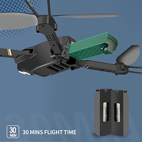 4DV4 Drone with 1080P Camera for Adults,HD FPV Live Video RC Quadcopter Helicopter for Beginners Kids Toys Gifts,2 Batteries, Altitude Hold,Waypoints,3D Flip,One Key Start,Headless Mode from shantoushixiaowangguoshangmaoyouxiangongsi