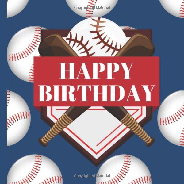 Baseball Birthday Party Guest Book: Beautiful Baseball Themed Birthday Party Guest Book, to Use For a Memory Keepsake to Treasure Forever (Baseball Theme Parties) by Independently published