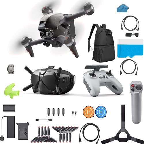 DJI FPV Combo Bundle - First-Person View Drone UAV Quadcopter Bundle with Joystick Motion 4K Camera, S Flight Mode, Super-Wide 150Â° FOV, HD Low-Latency Transmission, With 128GB SD Card Backpack from Kdji