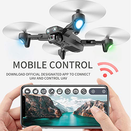 S167 Foldable GPS FPV Drone with 4K Camera Live Video for Beginners, RC Quadcopter with GPS Return Home, Follow Me, Gesture Control, Circle Fly, Drone for Adult with 3 Batteries by MiXXAR
