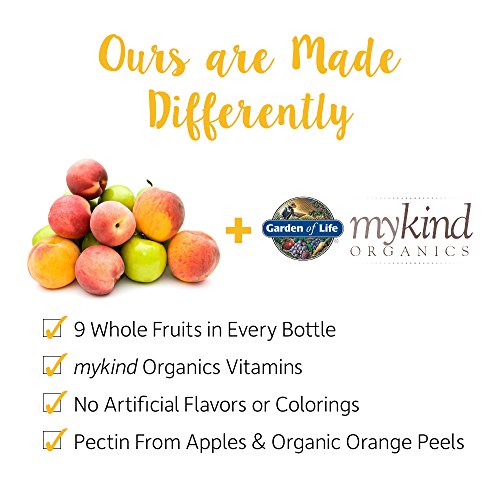 Garden of Life mykind Organics Kids Gummy Vitamins - Fruit - Certified Organic, Non-GMO & Vegan Complete Children's Multi - B12, C & D3 - Gluten, Soy & Dairy Free, 120 Real Fruit Chew Gummies from Garden of Life