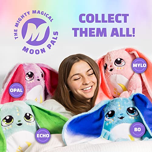 Moon Pals Weighted Plush Animals - Bo, 5lb Therapeutic Stuffed Animal - Huggable Sensory Plushie for Naturally Reduced Stress & Anxiety, Deeper Sleep & Better Focus - Non-Toxic & BPA Free Durable by Moon Pals