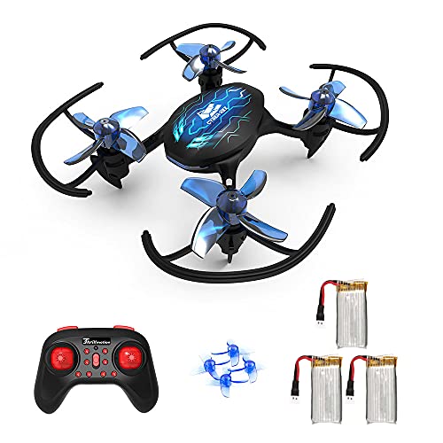 ThrillMotion Cyber-Rex Mini RC Drone Kit for Kid Beginners and Adults, 2 Speed Level, 360 Flip, One Push Start, Altitude Control, 2 Modes Quadcopter for Beginners by EMAX