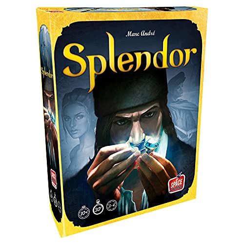 Splendor Board Game (Base Game) | Family Board Game | Board Game for Adults and Family | Strategy Game | Ages 10+ | 2 to 4 players | Average Playtime 30 minutes | Made by Space Cowboys from Publisher Services Inc (PSI)